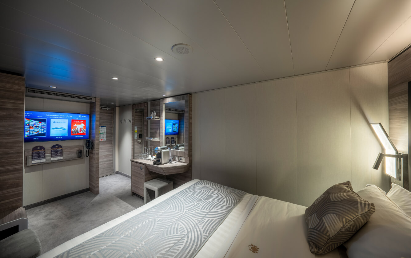 Interior staterooms onboard MSC World America | MSC Cruises