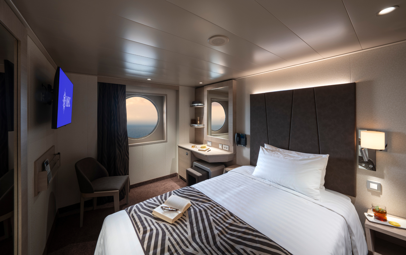 Ocean view Staterooms onboard MSC World America | MSC Cruises