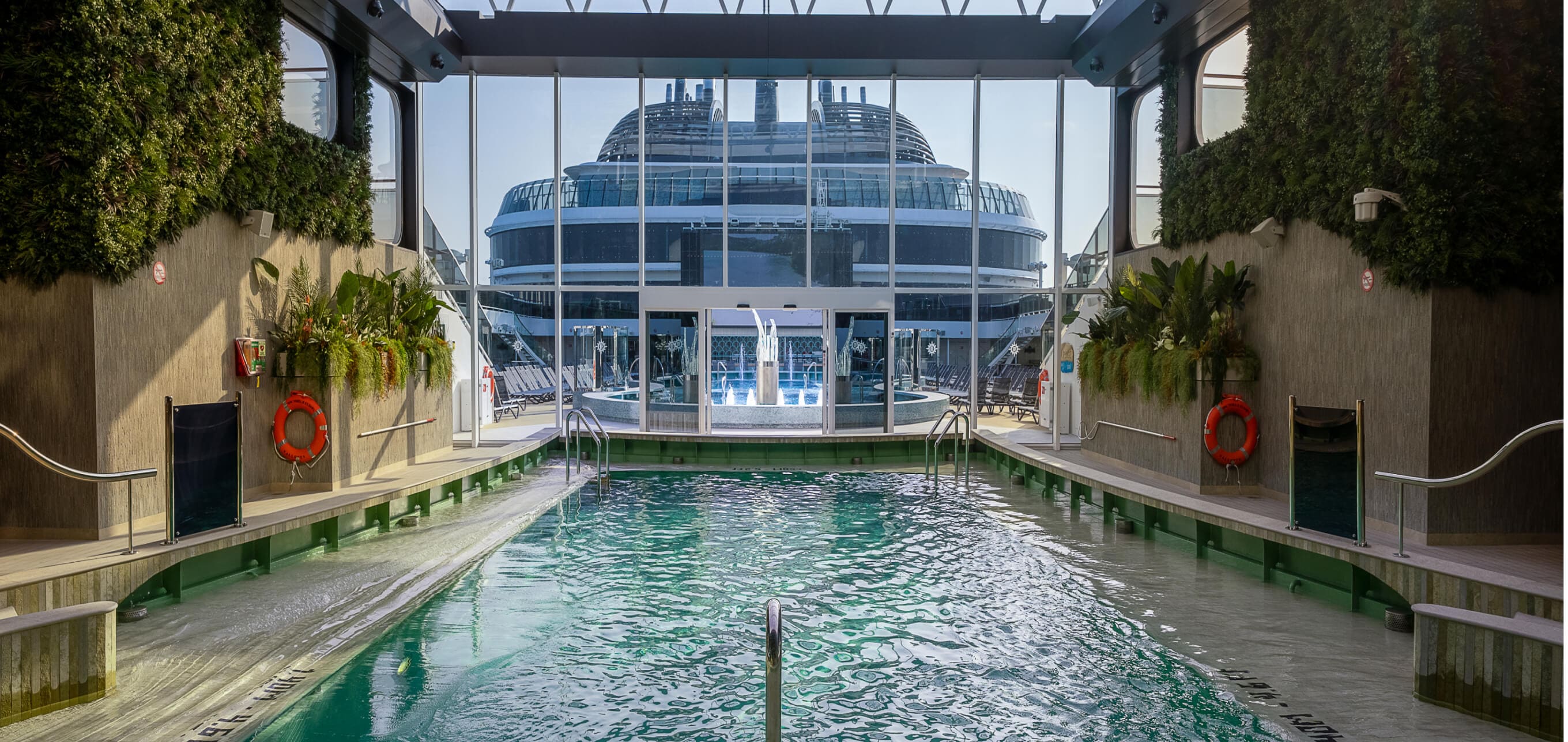 Unwind with 20 pools & whirlpools onboard MSC World America | MSC Cruises